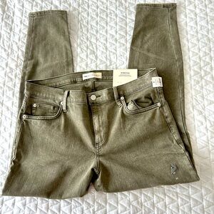 NWT Olive Green Women's Gap 1969 Jeans Sz 32